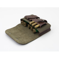Підсумок на 6 патронів Zoo-hunt 7,62 нарізні + ретро 10155 шкіра