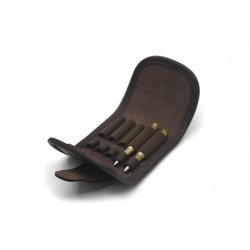 Підсумок на 5 патронів Zoo-hunt нарізні шкіра гидрофобная коричневий 50200/2