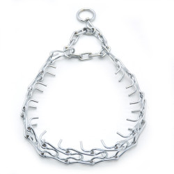 Нашийник зашморг жорсткий для собак Zoo-hunt хромовий  ХЖ №1 48 см