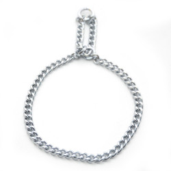 Нашийник зашморг ланцюг для собак Zoo-hunt метал  УЛ1 1,5 мм 30 см