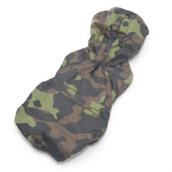 Дощовик для собак Камуфляж зелений  міні 21х27 см