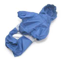 Дощовик для собак Zoo-hunt з капюшоном синій  міні 21х27 см