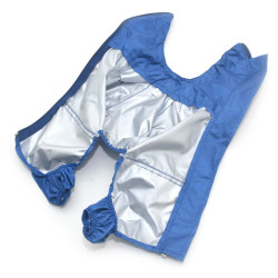 Дощовик для собак Zoo-hunt з капюшоном синій  міні 21х27 см