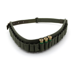 Патронташ на пояс на 24 патрона Zoo-hunt відкритий синтетичний хакі 5110