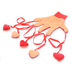 Іграшка для котів Рукавичка помаранчева