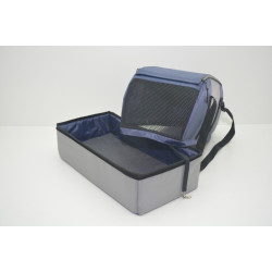 Сумка переноска лежак 2 в 1 для собак і котів Zoo-hunt Гармонія синя