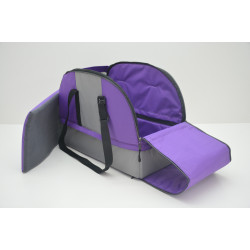 Сумка переноска лежак 2 в 1 для собак і котів Zoo-hunt Гармонія фіолетова