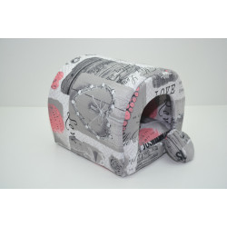 Будка тунель для собак і котів Zoo-hunt бязь №1 31х36х31 см