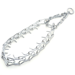 Нашийник зашморг жорсткий для собак Zoo-hunt хромовий  ХЖ №1 48 см