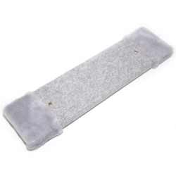 Драпак кігтеточка Zoo-hunt двостороння для кота ДД 50х12 см сірий  бежеве