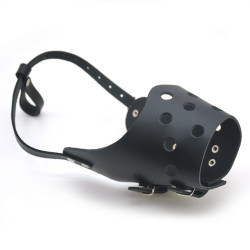 Намордник для собак Zoo-hunt Універсал шкіра чорний