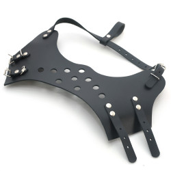 Намордник для собак Zoo-hunt Універсал шкіра чорний