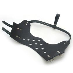 Намордник для собак Zoo-hunt Універсал шкіра чорний