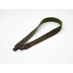 Ремінь Zoo-hunt брезент + шкіра Ретро коричневий 5038/2