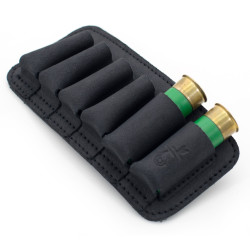 Підсумок на 6 патронів Zoo-hunt відкритий шкіра - Ретро чорний 10157/1