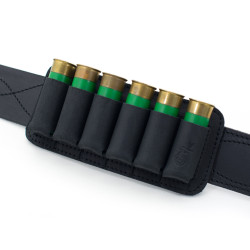 Підсумок на 6 патронів Zoo-hunt відкритий шкіра - Ретро чорний 10157/1