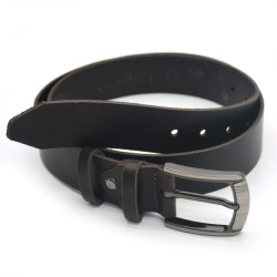 Ремінь чоловічий шкіра Ретро 4 см 90 см Zoo-hunt коричневий 7204-кор