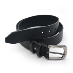 Ремінь чоловічий шкіра 4 см 90 см Zoo-hunt чорний 7200-ч