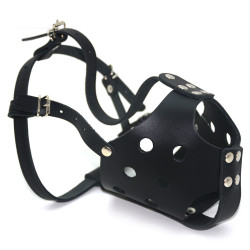 Намордник для собак Zoo-hunt шкіра НС Боксер С чорний