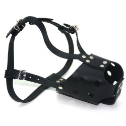 Намордник для собак Zoo-hunt шкіра НС Вівчарка С чорний