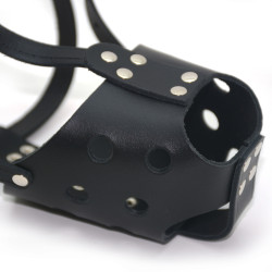 Намордник для собак Zoo-hunt шкіра НС Вівчарка С чорний