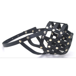 Намордник для собак Zoo-hunt шкіра НП Ротвейлер чорний