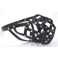 Намордник для собак Zoo-hunt шкіра НП Ротвейлер чорний