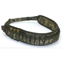 Патронташ на пояс на 24 патрона Zoo-hunt відкритий піксель 5111