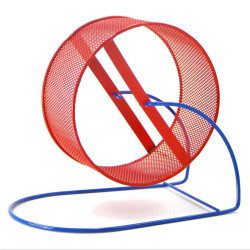 Металевий барабан для гризунів Хом'як кольоровий d 16 см