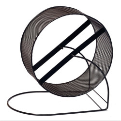 Металевий барабан для гризунів Білка чорний d 30 см