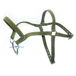 Вуздечка кінна Zoo-hunt брезентовий подвійна 17109