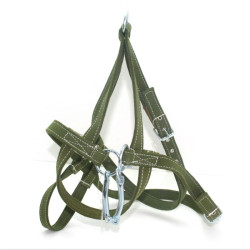 Вуздечка-кантер Zoo-hunt кінна брезентовий подвійна 20113