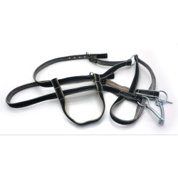 Вуздечка-кантер Zoo-hunt кінна кольорова синтетична + капрон 20111