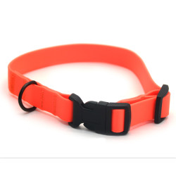 Нашийник для собак Zoo-hunt 1,6 см 22-35 см біотановий помаранчевий 1029