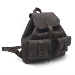 Рюкзак шкіряний Ретро Zoo-hunt коричневий 10505/2