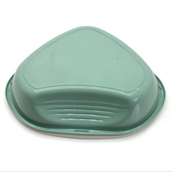 Туалет кутовий для котів Shuttle 49x40x17,5 см GeorPlast