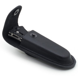 Чохол для розкладного ножа Zoo-hunt №2 12х4 см шкіра чорний 5273/1