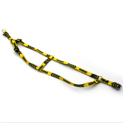 Шлея для собак Danger 1,0 см жовта