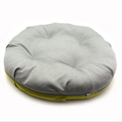 Лежак Zoo-hunt пончик круглий для собак і котів Магнус салатовий  №1 50х14 см