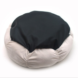 Лежак Zoo-hunt круглий для собак і котів Жасмін бежевий  №1 43х13 см