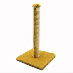 Кігтеточка Zoo-hunt драпак для кота на підставці Люкс 30х30х52 см сезаль