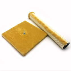 Кігтеточка Zoo-hunt драпак для кота на підставці Люкс 30х30х52 см сезаль