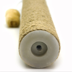 Кігтеточка Zoo-hunt драпак запаска на підставку для кота ДК 47х5 см джут