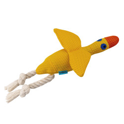 Іграшка для Собак Barksi дентал з пищалкою Качка Жовта (3446)