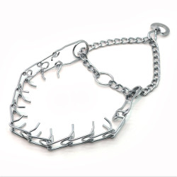 Нашийник зашморг Zoo-hunt жорсткий економ для собак хромовий  ХЖЧ 2,5 мм 45 см