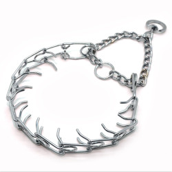 Нашийник зашморг Zoo-hunt жорсткий економ для собак хромовий  ХЖЧ 2,5 мм 45 см