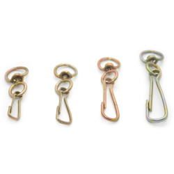 Карабін Zoo-hunt з вертушкою металевий  55 мм