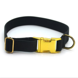 Нашийник для собак біотановий Колорит Zoo-hunt 2,5 см 30-51 см чорний