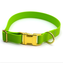 Нашийник для собак біотановий Колорит Zoo-hunt 2,5 см 30-51 см салатовий