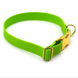 Нашийник для собак біотановий Колорит Zoo-hunt 2,5 см 30-51 см салатовий